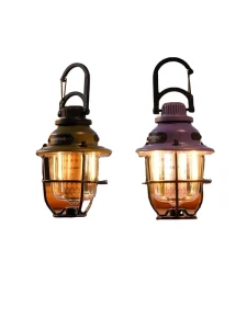 Rechargeable Vintage LED Camping Lantern Portable Dimmable Tent Night Light