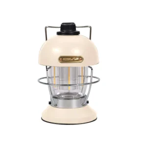 Rechargeable Waterproof Dimmable Retro LED Camping Lantern Emergency Light for Hiking Kits
