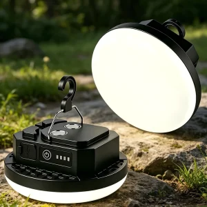 Rechargeable Waterproof LED Camping Lantern Warm Light Outdoor Portable Camping Lamp