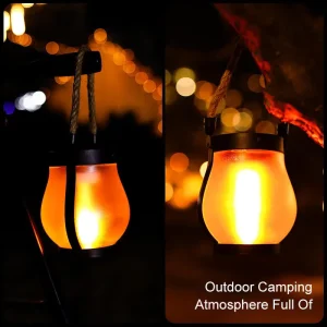 Rechargeable Waterproof LED Outdoor Mountaineering Light, Handheld Lamp for Night Climbing and Hiking