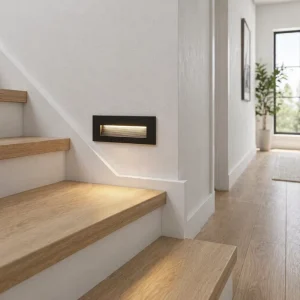 Rectangle Multi Scenes 4W Aluminum IP65 LED Long Strip Stair Light Garden Outdoor Modern Wall Step Light Dimmable