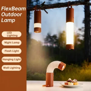 Refraction Rechargeable Camping Hanging Light Long Runtime Emergency Tent Lamp