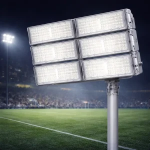 Reliable IP66 IK08 Modular COB LED Flood Light with 5 Year Warranty for Stadium High Mast Tunnel and Industrial Area Lighting