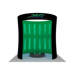 Remote Control Aluminum Tube Exhibition Event LED Lights Easy Set up Booth Enclosure