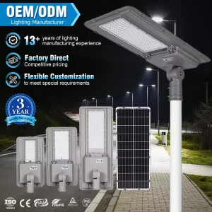 Remote Control Highways City Township Road Outdoor IP65 100W 200W 300W LED Street Lamp