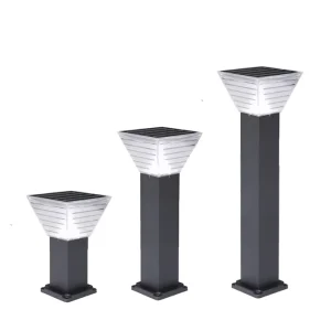 Remote Control On Off for Changeable Color Temperature Warm White Cold White 7W Lawn Garden Bollard LED Light