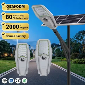 Remote-Controlled ABS Housing IP65 Split-Type Solar LED Street Light 200W-800W