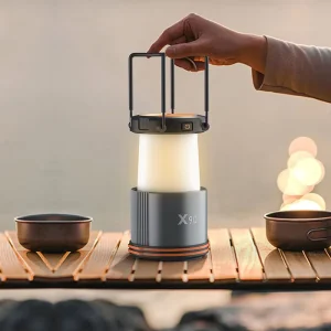 Retractable Outdoor Camping Lantern Waterproof LED Battery-Powered Portable Light for Camping, Hiking, and Emergencies