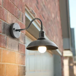 Retro Contemporary Simplicity Waterproof Iron LED Outdoor Wall Lamp for Balcony Hallway Courtyard Villa Gate Hotel and Garden