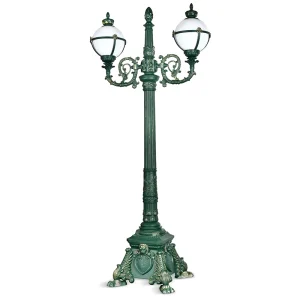 Retro European Style Antique Street Light Poles Garden Pole Light Road Pathway Antique Garden Light for Garden