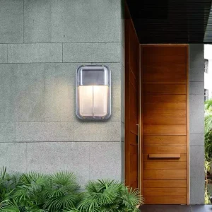 Retro Industrial Outdoor Waterproof Wall Lamp Aluminum E27 Indoor Outdoor Wall Light for Garden Porch Cafe Restaurant