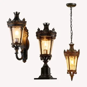 Retro LED Wall Lamp Outdoor Waterproof IP65 Aluminum Courtyard Lamp Garden