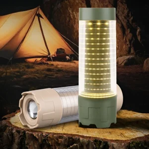 Retro Style LED Camping Tent Light, Emergency Hanging Lamp