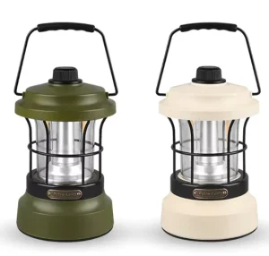 Retro Vintage LED Camping Lantern USB Rechargeable IP55 Waterproof Portable Light for Tent Travel Outdoor Use Camping Light