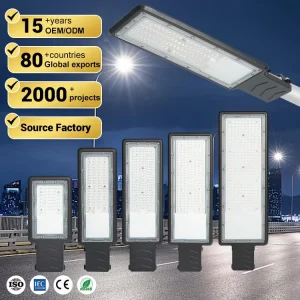 Road Outdoor Highway Lighting IP65 Waterproof 30W 50W 100W 150W 200W 300W LED Street Lights