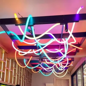 Round 360 LED Tube DC12V DC24V RGB Neon LED Light Waterproof LED Silicone Light Neon