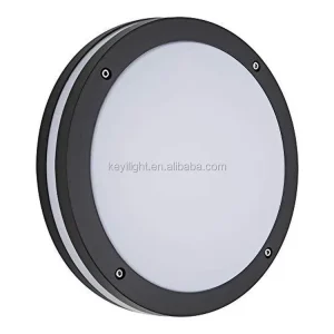 Round Aluminum LED Bulkhead Wall and Outdoor Ceiling Light
