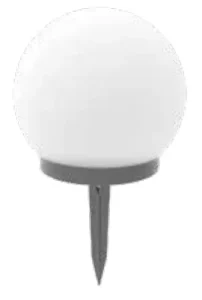 Round Garden Lawn Lighting Low Voltage DC12V 3W PC Spike LED Light IP65 Outdoor Pathway Light