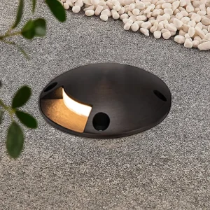 Round IP67 Waterproof Stainless Steel DC24V Black LED Steps and Deck Light, ETL CE