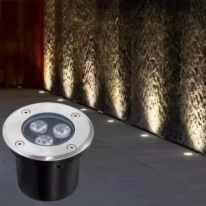 Round IP68 LED Light Buried Decorative Underground Lamp for Outdoor Garden Street or Driveway Use
