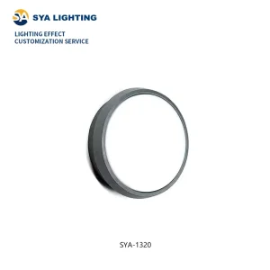 Round/Square Outdoor LED Ceiling Light Aluminum Wall Mount Lamp for Indoor and Outdoor Use SYA-B-1320
