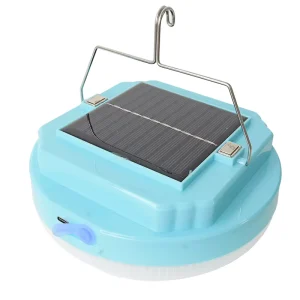 Rugged Outdoor Solar Camping Light Portable Waterproof LED Lantern with USB Rechargeable Battery for Hiking and Expeditions