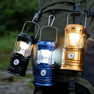 Rugged Portable LED Outdoor Light Rechargeable Waterproof Lighting for Mountain Climbing Cross Country Hiking