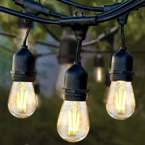 S14 Outdoor String Lights Holiday Festive Decorative LED Lighting Waterproof IP65