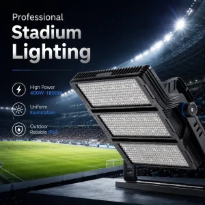 SF07 IP66 LED Sports High Mast Light with Die cast Aluminum Housing 5 Year Warranty CRI>80 for Arena Football Field Lighting