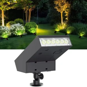 SGL-15S Outdoor Garden Solar LED Bollard Light IP65 Rated Wireless Control Dimmable CE Certified 3000K ABS Battery 180