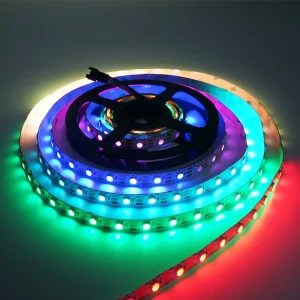 SK6812 Addressable SMD 5050 RGBW 60LEDs/m DC 5V IP20 Landscape Pixel LED Strip with Dimmable Function