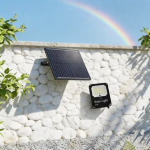 SLCF15 IP66 Waterproof Aluminum LED Solar Flood Light Warm White Remote Control Adjustable Bracket Garden Outdoor Lighting RoHS