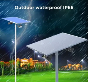 SLD 200W Auto on off High Lumen Adjustable Double Headed Twin Lamp Solar High Mast Light Flood Light&Spot Light Combo Solar Mast