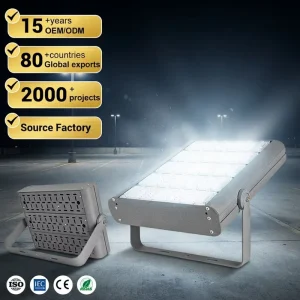 SMD3030 Aluminum Ip65 Waterproof Stadium 50W 300W Smart High Brightness Outdoor LED Flood Lights 5 Year Warranty