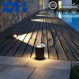 SS Side Emitting IP67 Waterproof Recessed Ground LED Inground Light Outdoor Landscape Buried Lamp for Garden Path Plaza Walkway