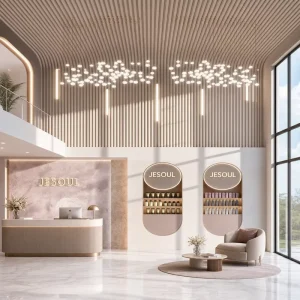 Salon Tattoo Chair, LED Display Rack, Perfume Stand, Makeup and Nail Display Furniture