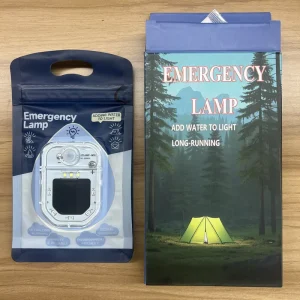 Saltwater-Powered LED Camping Emergency Lamp