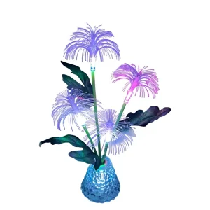 Seaside Flower Garden LED Lights Waterproof RGB Wireless Solar Powered Landscape Certified ROHS Warm White IP65 Dimmable 8000