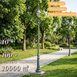 Selected Galvanized Steel Garden Lights Are Water resistant and Rust proof. the Color Can Be Customized