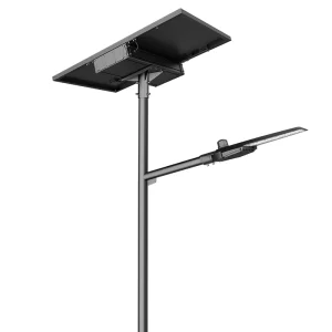 Series PV7 Municipal Semi Integrated All in One Two 120W Solar Street Light Solar Street Lights Exterieure