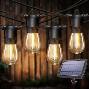 Shineu Best IP67 Waterproof Solar Battery-Powered ETL Certified LED Outdoor Decorative Garden Lights PVC Construction Dimmable