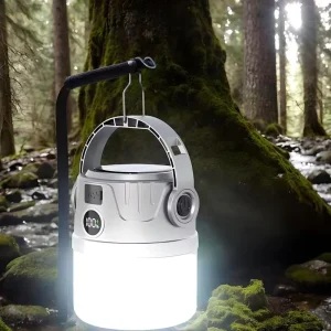 Shockproof Waterproof Rechargeable LED Torch Outdoor Camping Light for Hiking and Mountain Climbing