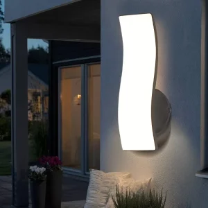 Simple Creative Outdoor Waterproof Wall Lamp with High Brightness Aluminum Base for Household Stairs Courtyard