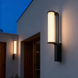 Simple Decorative Outdoor LED Wall Lamp for Villa Garden Waterproof IP65 Stainless Steel Aluminum Construction Exterior Wall