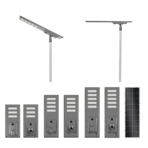 Simple Installation Die-Cast Aluminum Ip65 15w 20w 25w Engineering Project Integrated All in One Led Solar Street Light