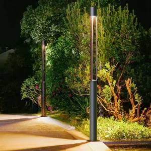 Simple Outdoor Waterproof Courtyard Lighting Round Pole IP65 Garden Light 30W Landscape LED Garden Light