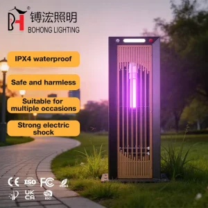 Simple Square Design Lawn Lamp Landscape Patio Community Villa Garden Outdoor Mains Electricity Waterproof LED Lawn Lights