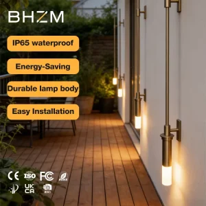 Simple Style Garden Villa Decoration LED Wall Light 180 Beam Angle AC 100 265V 304 Stainless Steel 3W Wall Lamps
