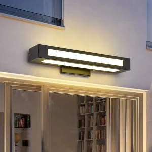 Simple outdoor waterproof wall lamp terrace outdoor horizontal wall lamp entrance door headlamp outdoor stainless steel wall