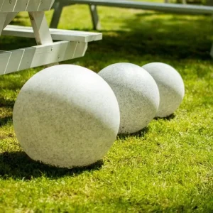 Simulated Marble IP65 LED Moon Lamp Outdoor Lawn Light for Yard Patio Garden